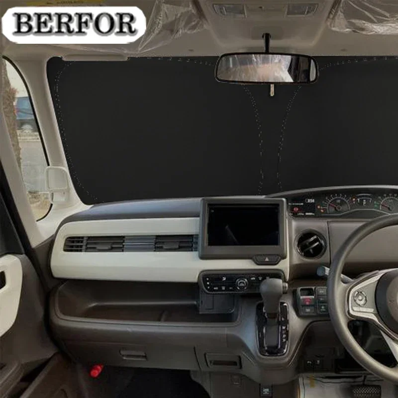 

Солнцезащитный козырек для лобового стекла Honda N-BOX (2016-2023), нано-изоляция, аксессуар для интерьера автомобиля
