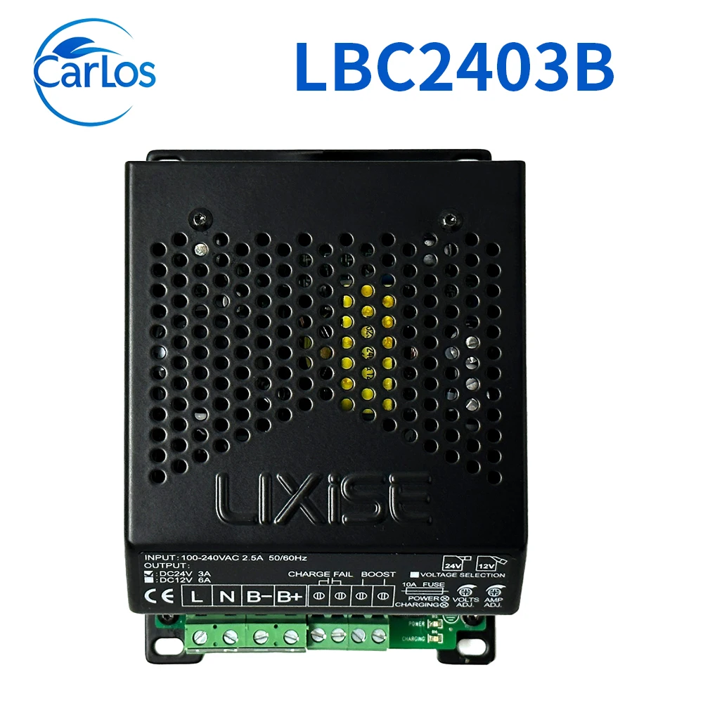 Lixise LBC2403B Diesel Genset Battery Charger Power supplies Dual Voltage Smart Battery Chargers