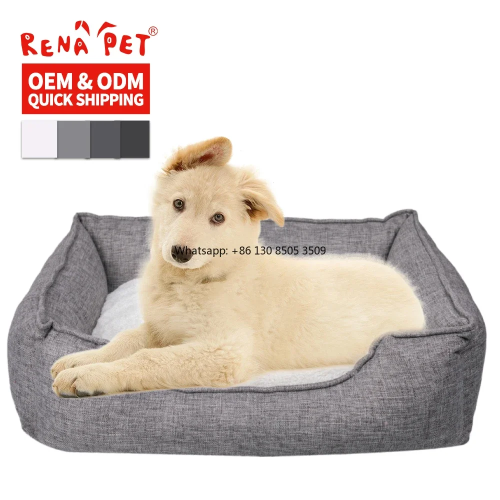 Manufacturer Wholesale Custom Logo Warm Pet Product Dog Bed Luxury