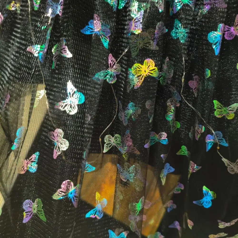 40 cm langer Tutu-Rock für Erwachsene, mit elastischem Bund, unregelmäßigem Saum, Halloween-Kostüm, bedrucktes Muster mit Innenfutter, Cosplay-Rock, Ballett-Tanzrock. – Detail 10