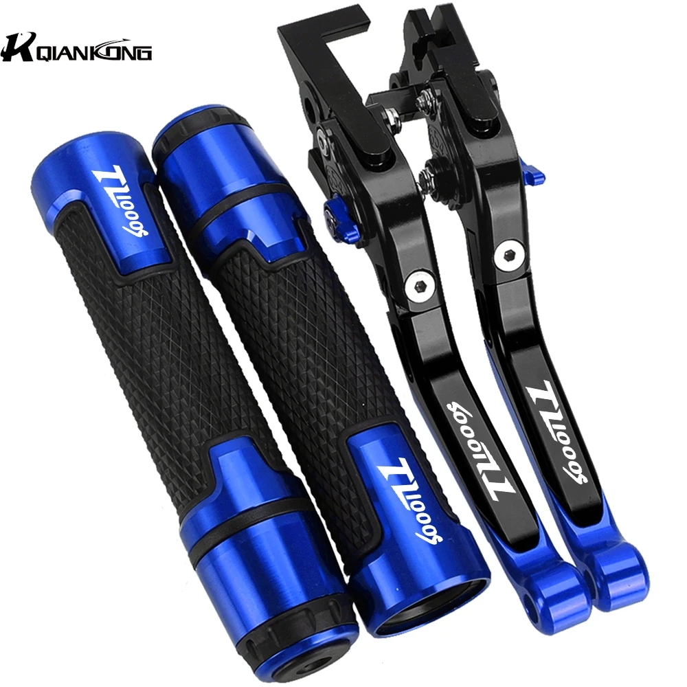 Motorcycle Accessories Adjustable Brake Clutch Levers Handlebar grips ends FOR Suzuki TL1000S TL 1000 S TL-1000S 1997-2001 2000 view 3
