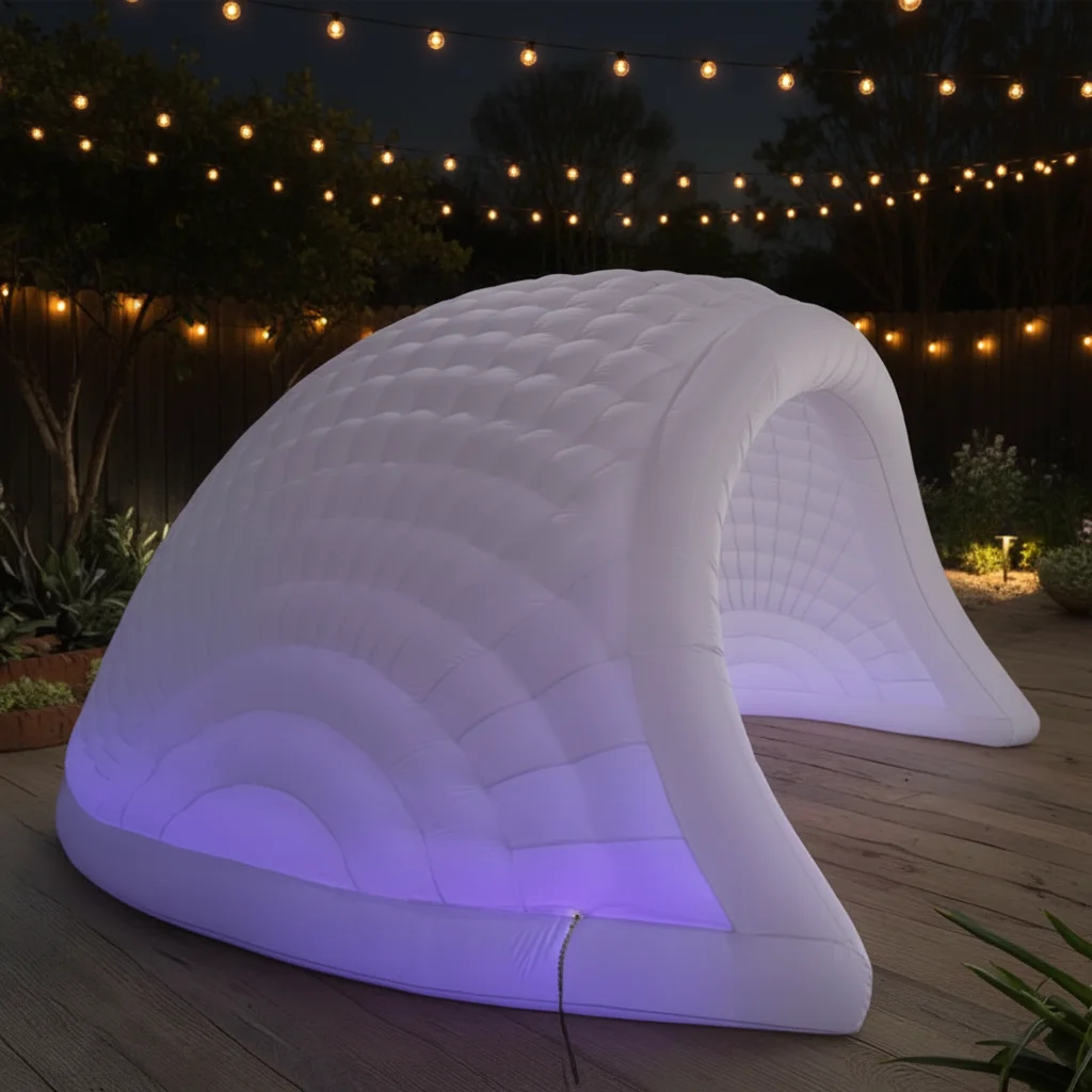 Hot Sales High Quality Light Weight Party Disco Igloo Tent Inflatable Half Dome Tent Inflatable Dj Booth for Advertising