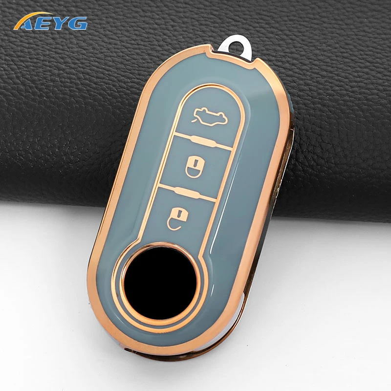 Car Key Case Cover For FIAT 500 Ducato Punto Panda Lancia Musa For Citroen Jumper Peugeot Boxer Accessories view 2