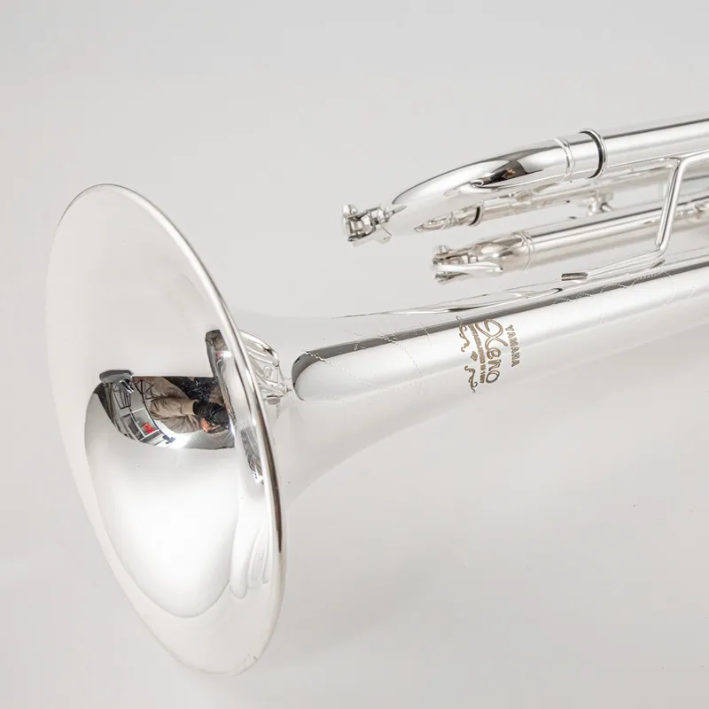 Made in Japan quality 9335 Bb Trumpet B Flat Brass Silver Plated Professional Trumpet Musical Instruments with Leather Case