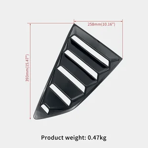 Heck-Raumfenstergrills für Chevrolet Camaro, Shutter Deckel Garrison, 2 PCs, Camaro 2016-2022 8 Hauptverkäufe Camaro Louver - №7
