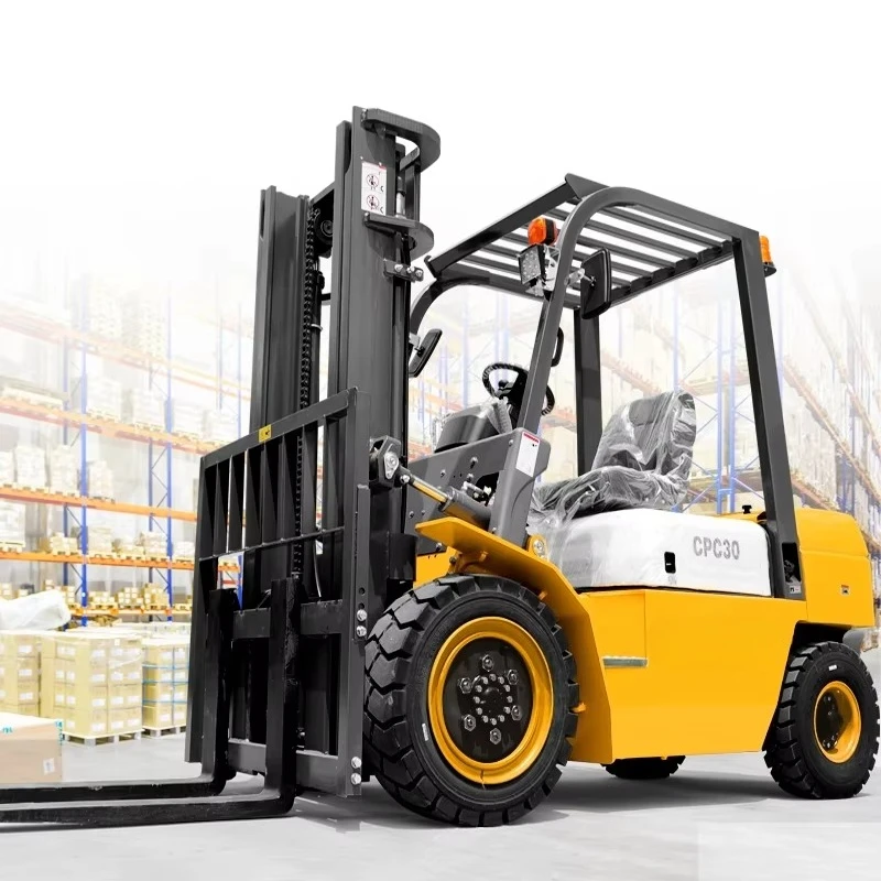 New China Hydraulic Diesel Forklift Truck 2T 3T 4T LEITE Low Price Counterbalanced Forklift for Farm Factory Logistics