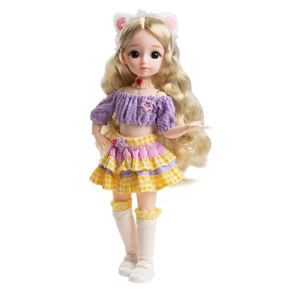 Dress Up 30cm BJD Doll DIY Toy 3D Eyes 1/6 BJD 1/6 bjd Dolls Removable Joints Cute Removable Joints Doll Children Toys