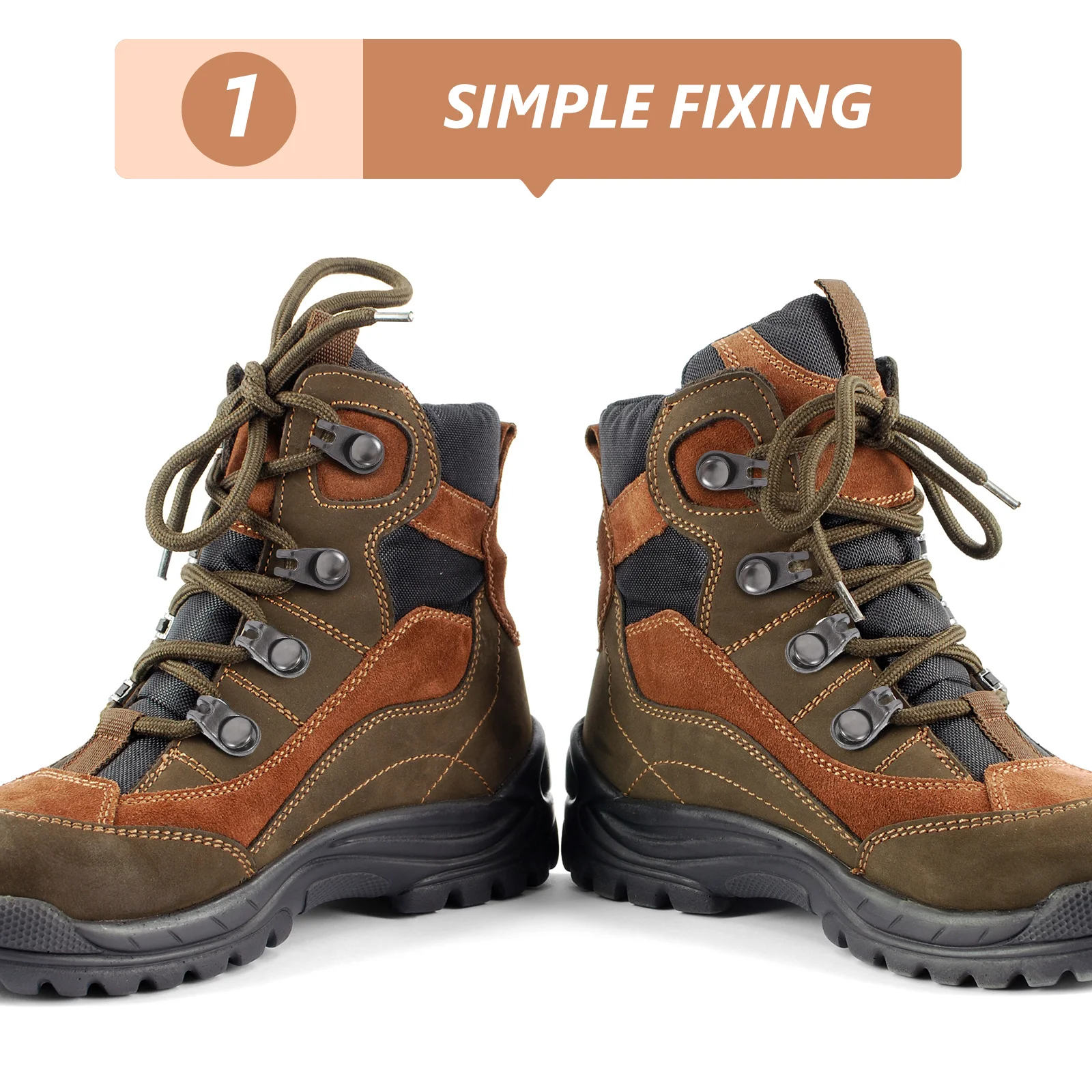 

20 set Shoe Buckle Decorative Metal Eyelet Boots Diy Rivet Tool For Climbing Shoes Boot Fasteners Shoelace Hooks Repair Supplies