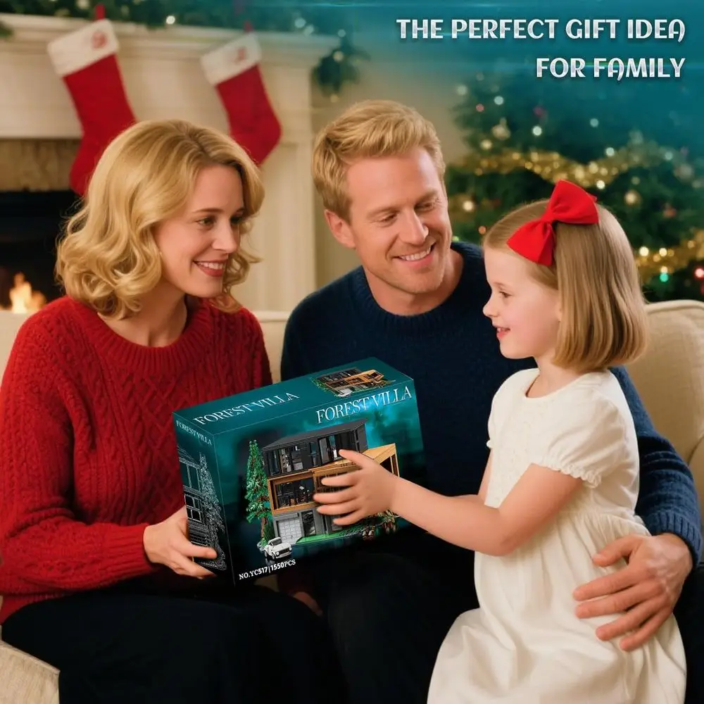 Kit de mansión encantada iluminada, modelo de casa espeluznante para entusiastas de la película, compatible con LEGO, ideal para adultos y niños mayores de 8 años (1550 piezas)