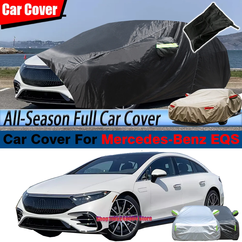 

Waterproof Car Cover Sun Snow Rain Wind Dust Proof For Mercedes Benz V297 X296 EQS 350 450 500 580 AMG 53