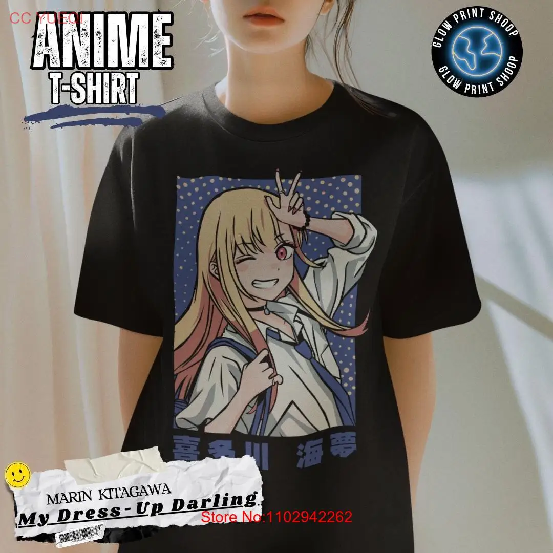 Футболка для девочек в стиле аниме, милая поза победы, японское искусство, улыбающийся стильный персонаж, длинные или короткие рукава