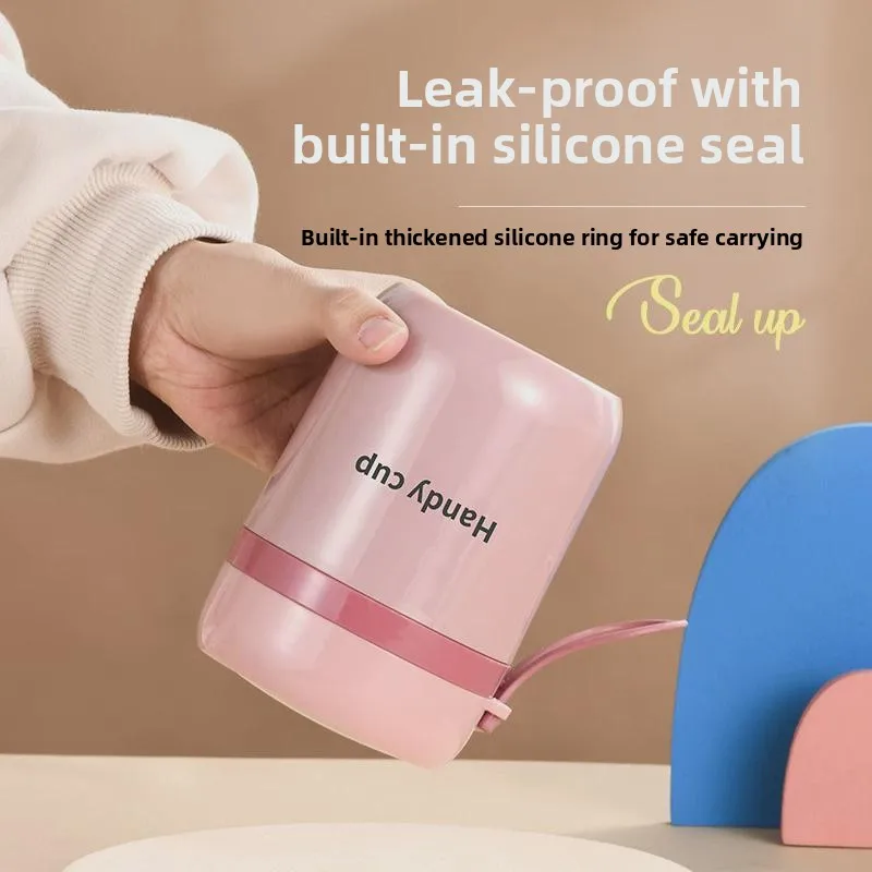 

Большая емкость из нержавеющей стали 304, изолированная чашка для завтрака, портативный ланч-бокс, женский современный простой дизайн с суповым горшком