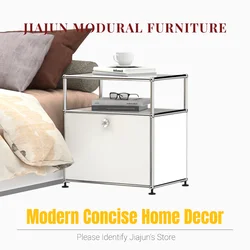 Modular Furniture | 1x2 Night Stand | With 1 Drop Down Door | Customization Supported | For Bedroom & Living Room