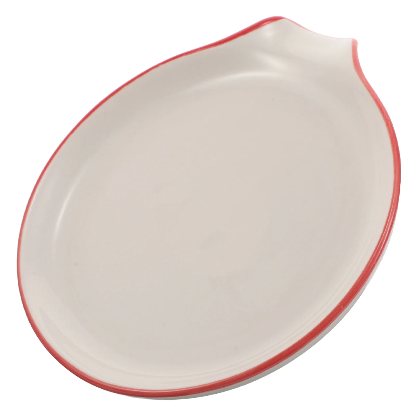 Modern Ceramic Coffee Spoon Holder Rests for Tea Stirrers Compact Kitchen Utensil Storage Support Daily Use White