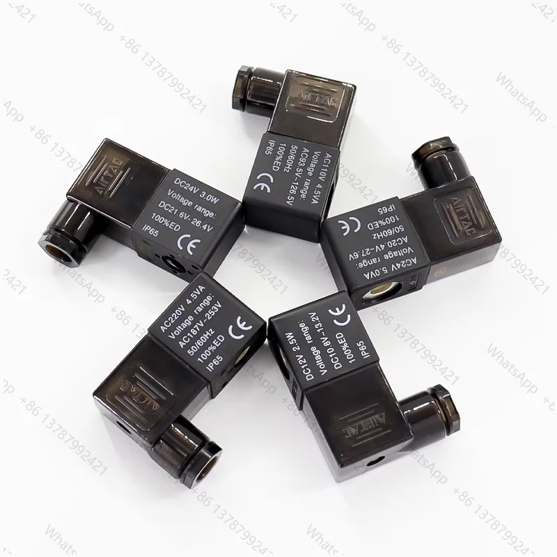 Solenoid Valve Coils For 4V210-08 4V310-10 4V110-06, Multiple Voltages Available