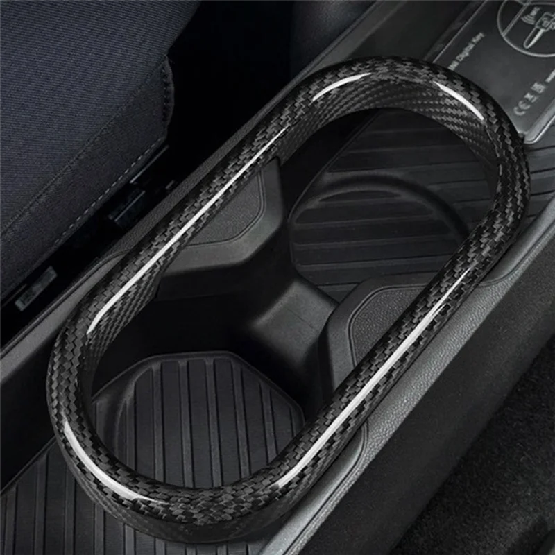 

X39A-For Mini Cooper J01 Crbon Fiber For Mini Cooper Cup Holder Sticker For Mini Cooper