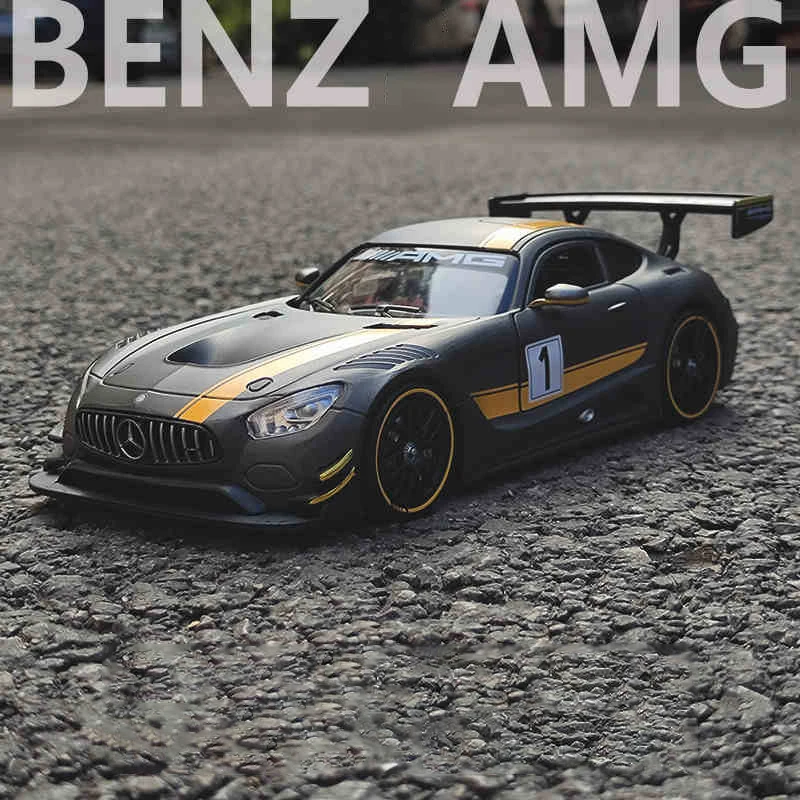 

Motornax 1:24 Mercedes-Benz AMG GT3 легкосплавный автомобиль, литье под давлением и игрушечный транспорт, модель автомобиля, миниатюрная масштабная модель автомобиля, игрушки для детей