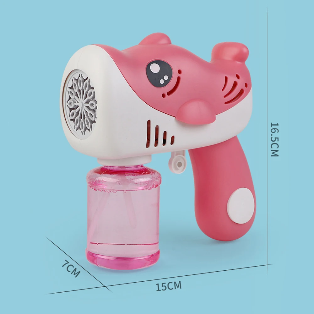 Children Summer Bubbles Gun Toys Boy Kids Twelve Holes Electric Fully Automatic Handheld Burst Water Gun Outdoor Activities Toys