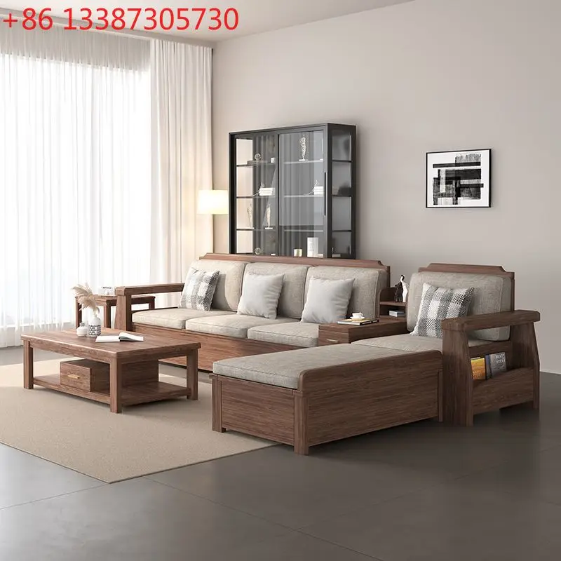 

Китайский диван из массива дерева, комбинированный светлый роскошный мебель для гостиной из черного ореха