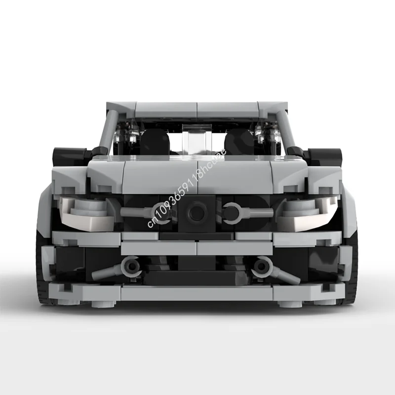 447 قطعة MOC Mercedesesed بنز CLS رمادي فاتح نموذج اللبنات العمارة تجميع هدايا عيد الميلاد فكرة لعبة التعليم الطوب #4