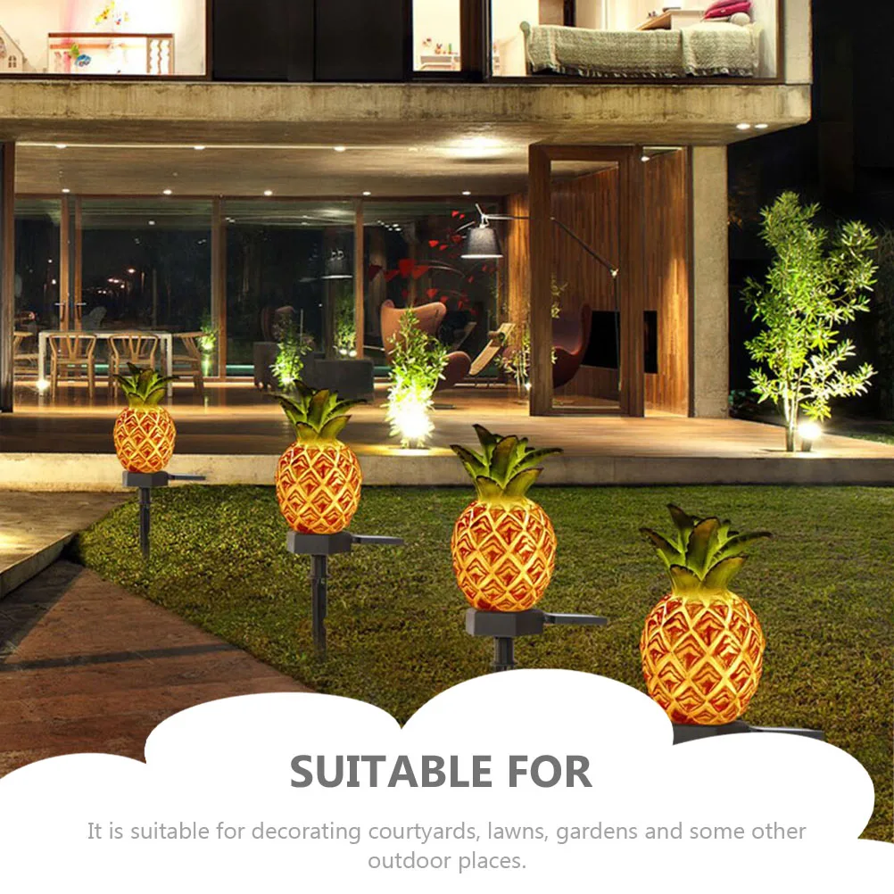 

2Pcs Solar Ground Plug Lights Outdoor Lawn Garden Landscape Vinyl Stake Light Solar Powered Decor Garden Scene