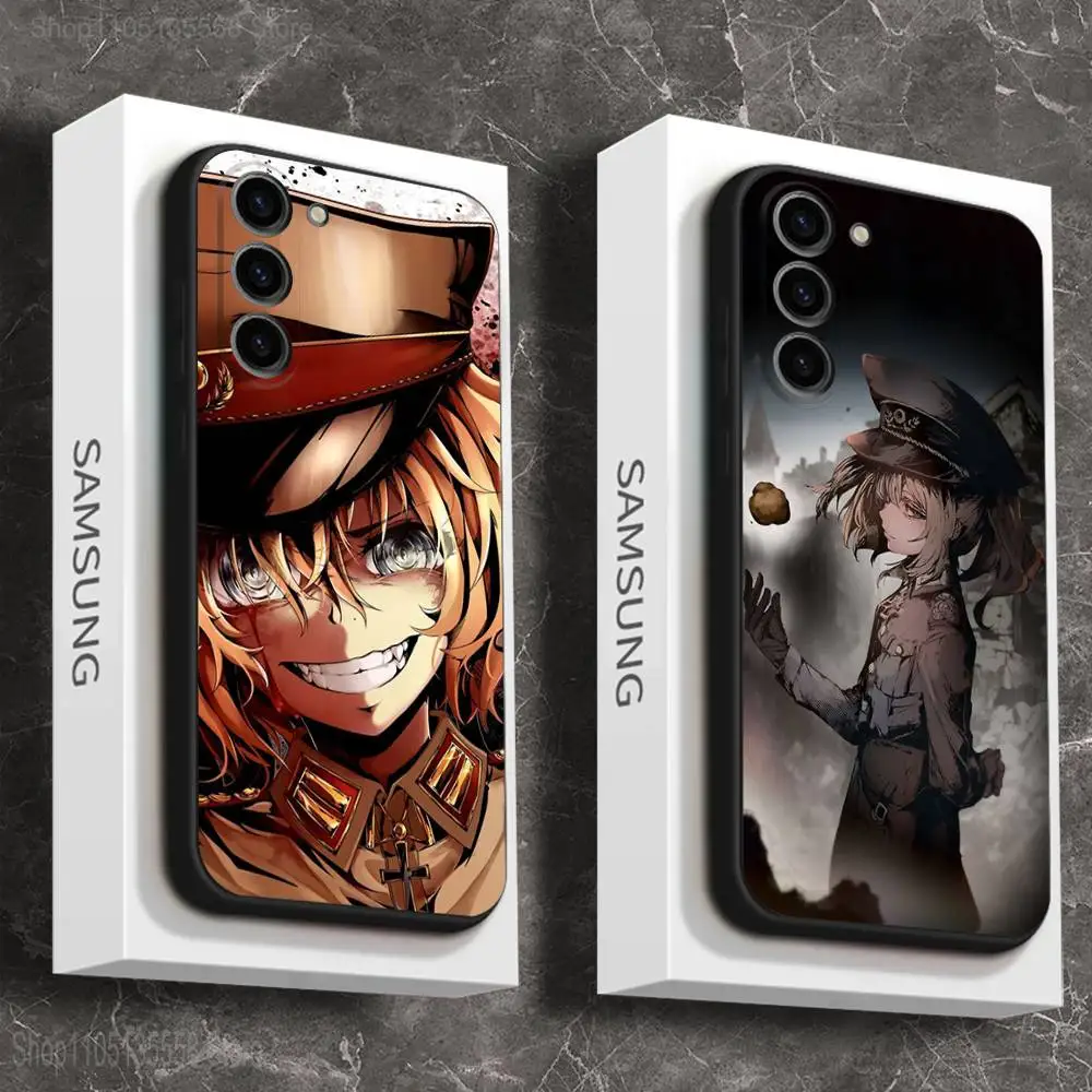 

Anime Y-Youjo S-Senki Phone Case For Samsung Galaxy A 73,72,51,53,52,71,22,5G,Note,J7,8,9 Soft Black Cover