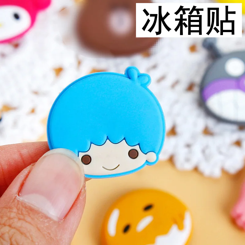 Cute Little Twin Stars Drawing Board Magnet Mini Refrigerator Home Decoration Sticker Magnets Fridge Souvenir Whiteboard Magnets