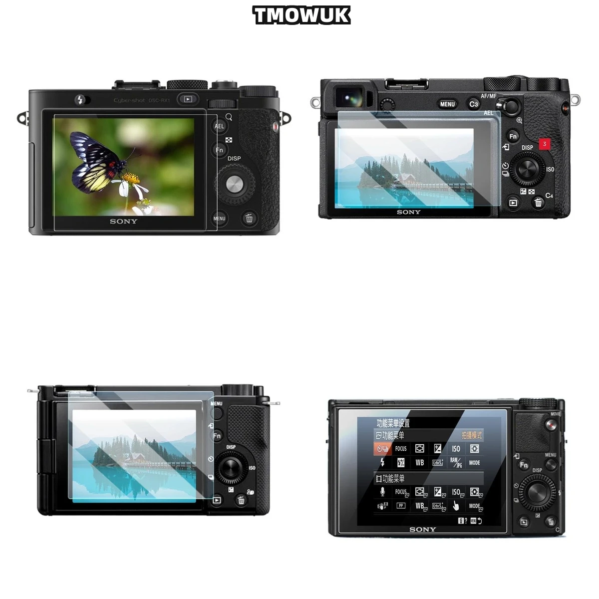 

For A6600 A6000 A6300 A5000 A6500 NEX6 NEX-5N NEX-7 Durable 9H Hardness Tempered Screen Protector