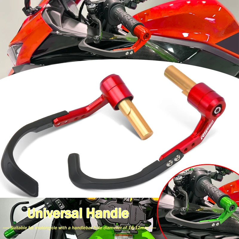 

Motorcycle 7/8" 22mm Handlebar Grips Guard Brake Clutch Levers Protector For Aprilia RS 660 RS660 Tuono 660 2020-2024