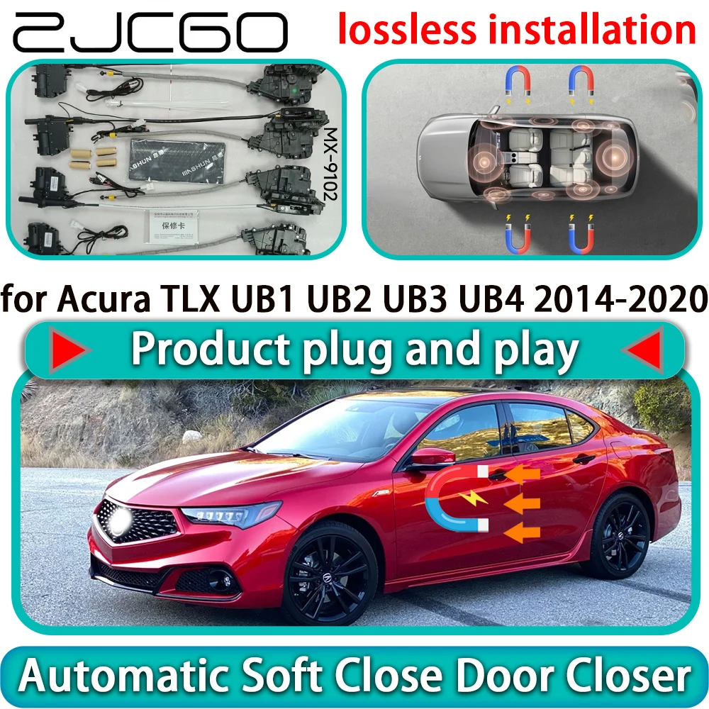 

for Acura TLX UB1 UB2 UB3 UB4 2014-2020 Auto Pull Car Soft Close Door Kit Power Latch Electric Door Catch Soft Closing Assist