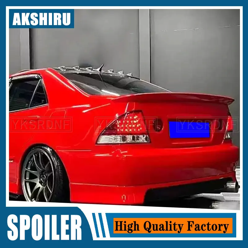 IS200 Modified TRD Style Black/Carbon Fiber Rear Trunk Luggage Compartment Spoiler Car Wing For Lexus IS 1999~2004