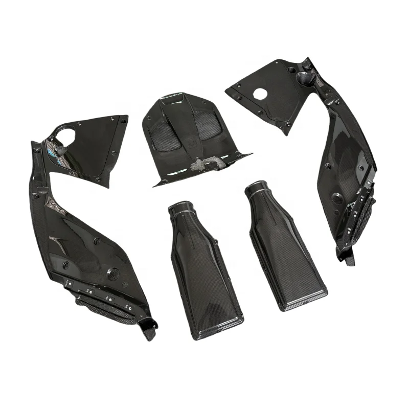 

For Ferrari 812 High Quality Dry Carbon Fiber Engine Hood Intake Manifold Sill Trim Rear Air Duct