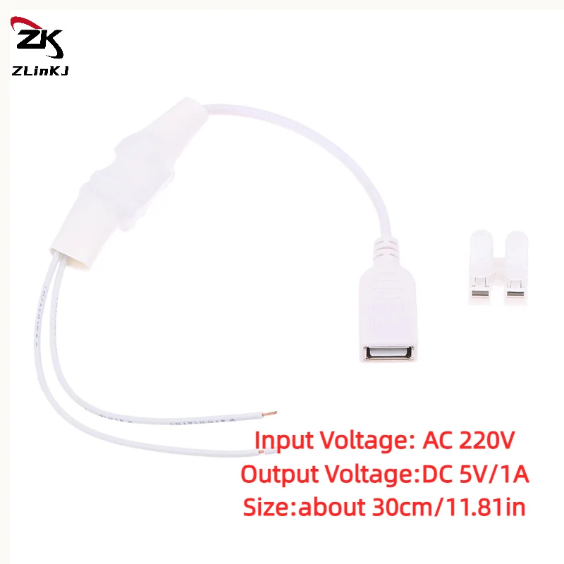 

1 шт. AC 220 В постоянного тока 5 В/1 А 5 Вт белая Wi-Fi камера DIY Monitorn женский USB-адаптер разъем изоляционный модуль