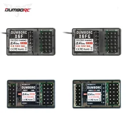 DUMBORC X6F X6FG X6DC X6DCG ricevitore RC 2.4G 6CH sistema di controllo Radio ricevitore per X4 X5 X6 X6P DDF-350 trasmettitore RC Car Boat