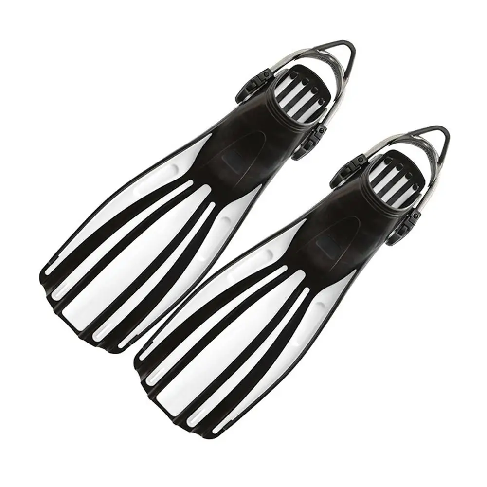 

1 Pair Adjustable Swimming Fins Long Flippers Diving Shoes For Snorkeling Diving Swimming Training