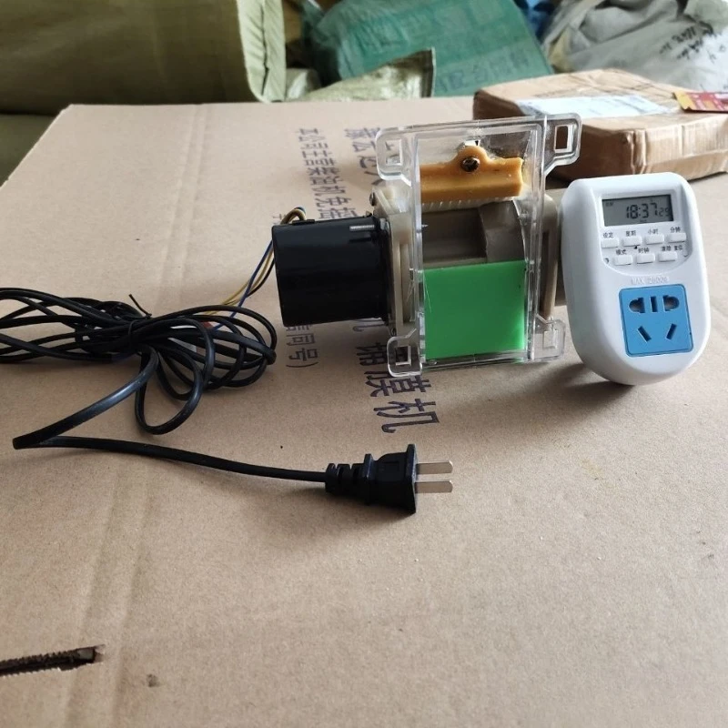 

Таймер-дозатор 220В для кормораздатчика, электрическая кормушка для кукурузы, аксессуары для сеялки, коробка для семян, коробка для удобрений