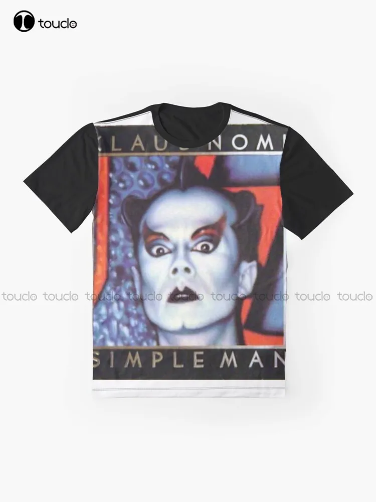 Klaus Nomi, Simple Man, New Wave Graphic T-Shirt Digital Printing Tee Shirts Streetwear Xxs-5Xl New Popular Unisex