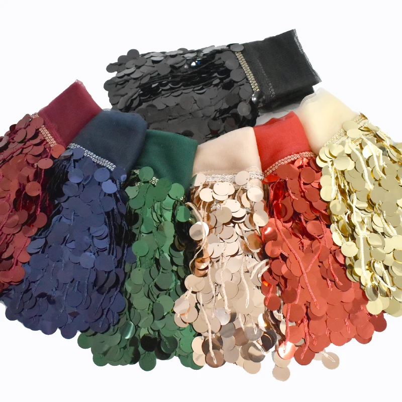 

1/2/3Yards Meetee Sequin Fringe Tassel Beaded Lace Trim Fringes Ribbon Latin Clothes Trimming Tassels Fabric DIY Accessories