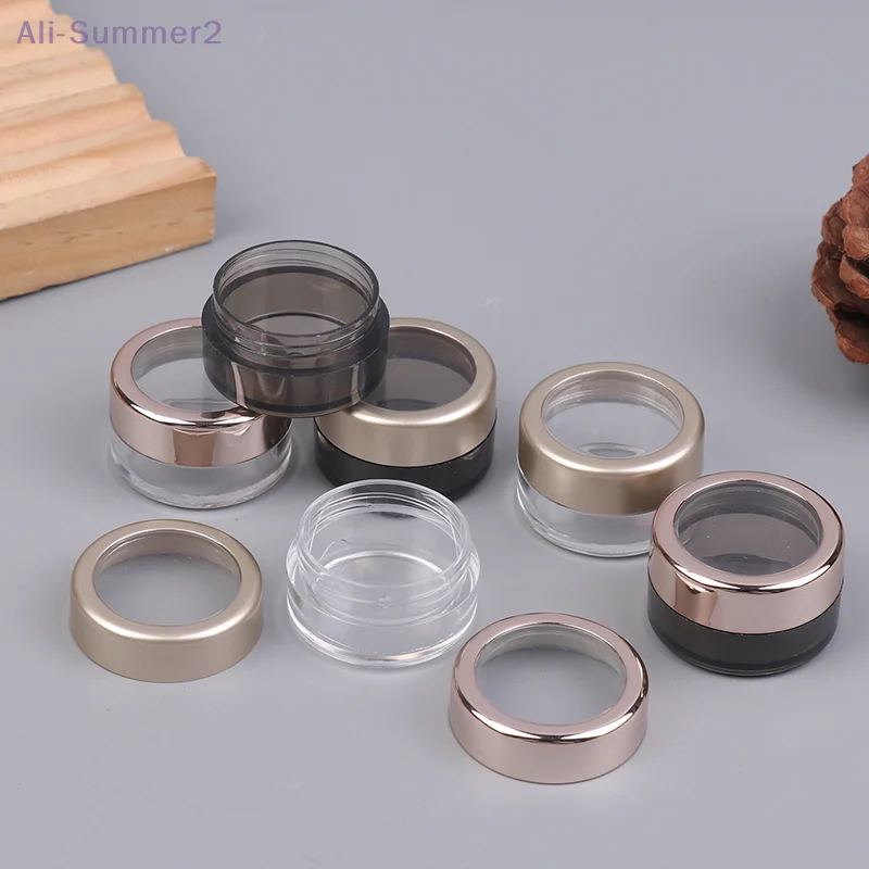 5g Transparent Plastic Glitter Bottle Eye Shadow Powder Box Nail Gel Sequins Separate Case Packaging Manicure Organizer Cosmetic