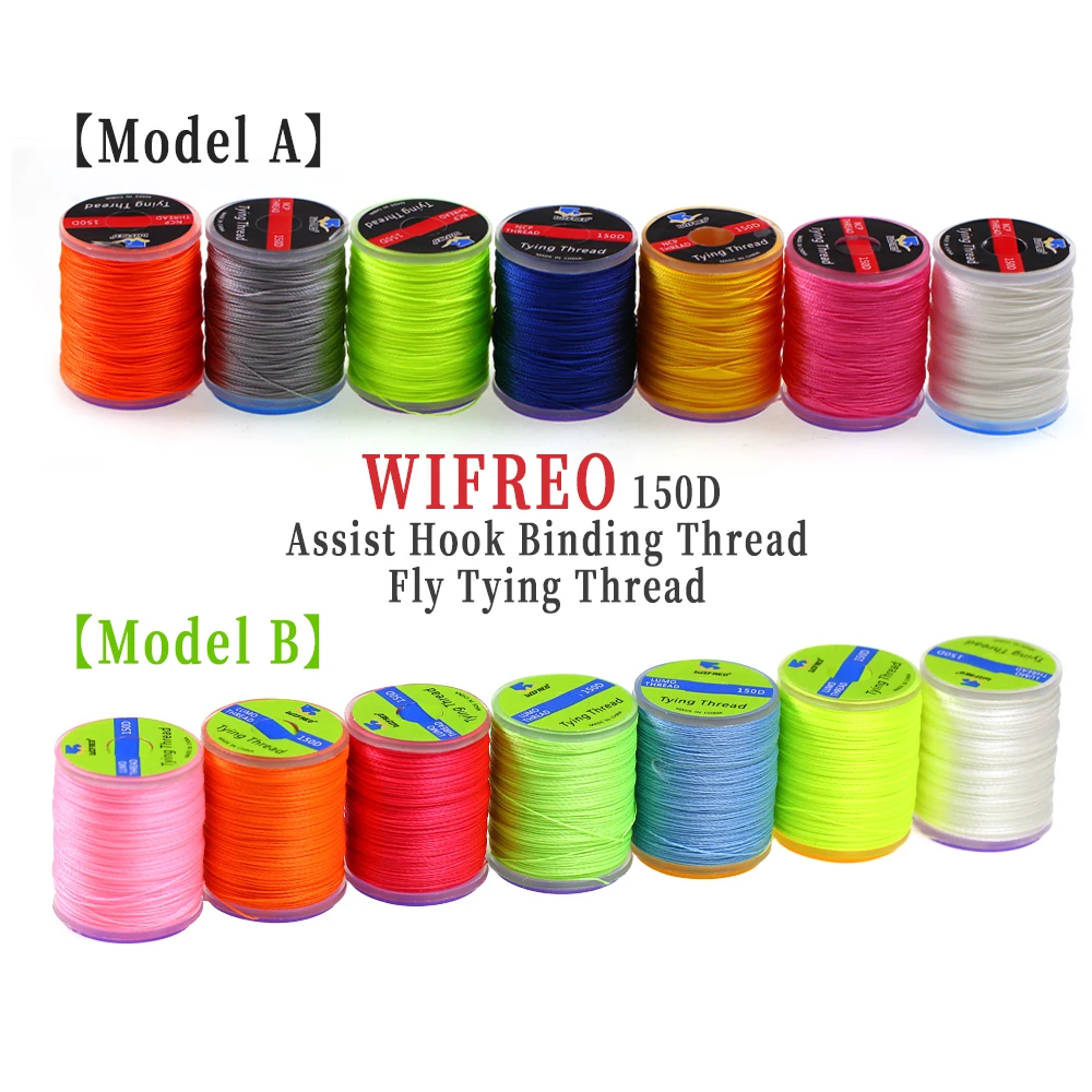 Wifreo 150D Luminous Binding Thread Sea Fishing DIY Slow Jigging Hooks Assist Line Fluorescent Fly Tying Material Accessories