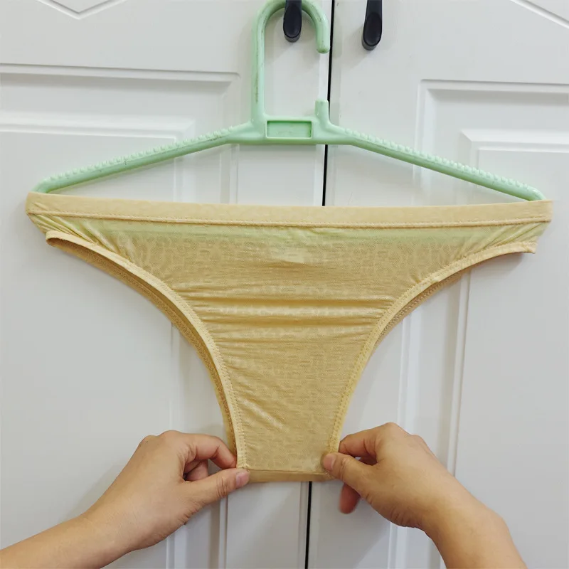 กางเกงในชายเซ็กซี่ ผ้าแจ็คการ์ดลูกไม้บาง โปร่งแสง แห้งเร็ว ยืดหยุ่น แบบซีทรู แนวบิกินี่เอวกลาง สำหรับผู้ชาย