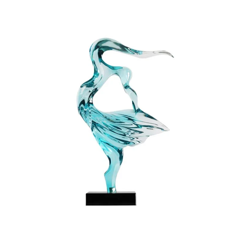 Customize decorative  acrylic resin sculpture crafts for arts gallery