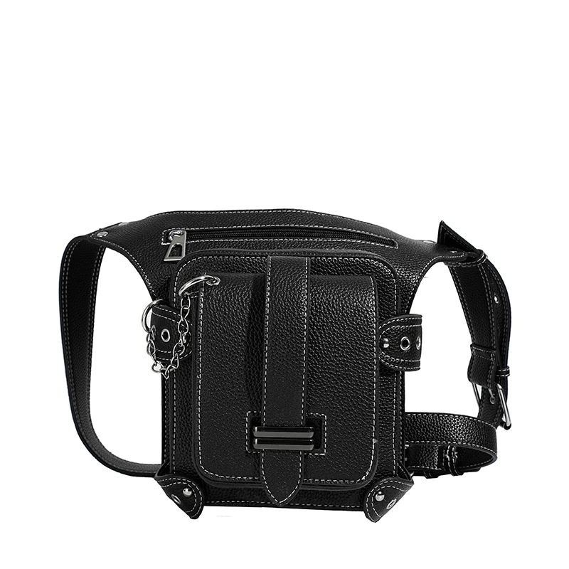Fashion Cyberpunk Style Waist Leg Bags Victorian Style Holster Bag Motorcycle Thigh Hip Belt Packs High Quality Wallet Card Bag