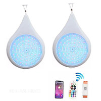 12v Mobile Phone APP Remote Control RGB Underwater Lamp Magnetic 20W LED Waterproof Lamp for Simple Swimming Pool Decoration