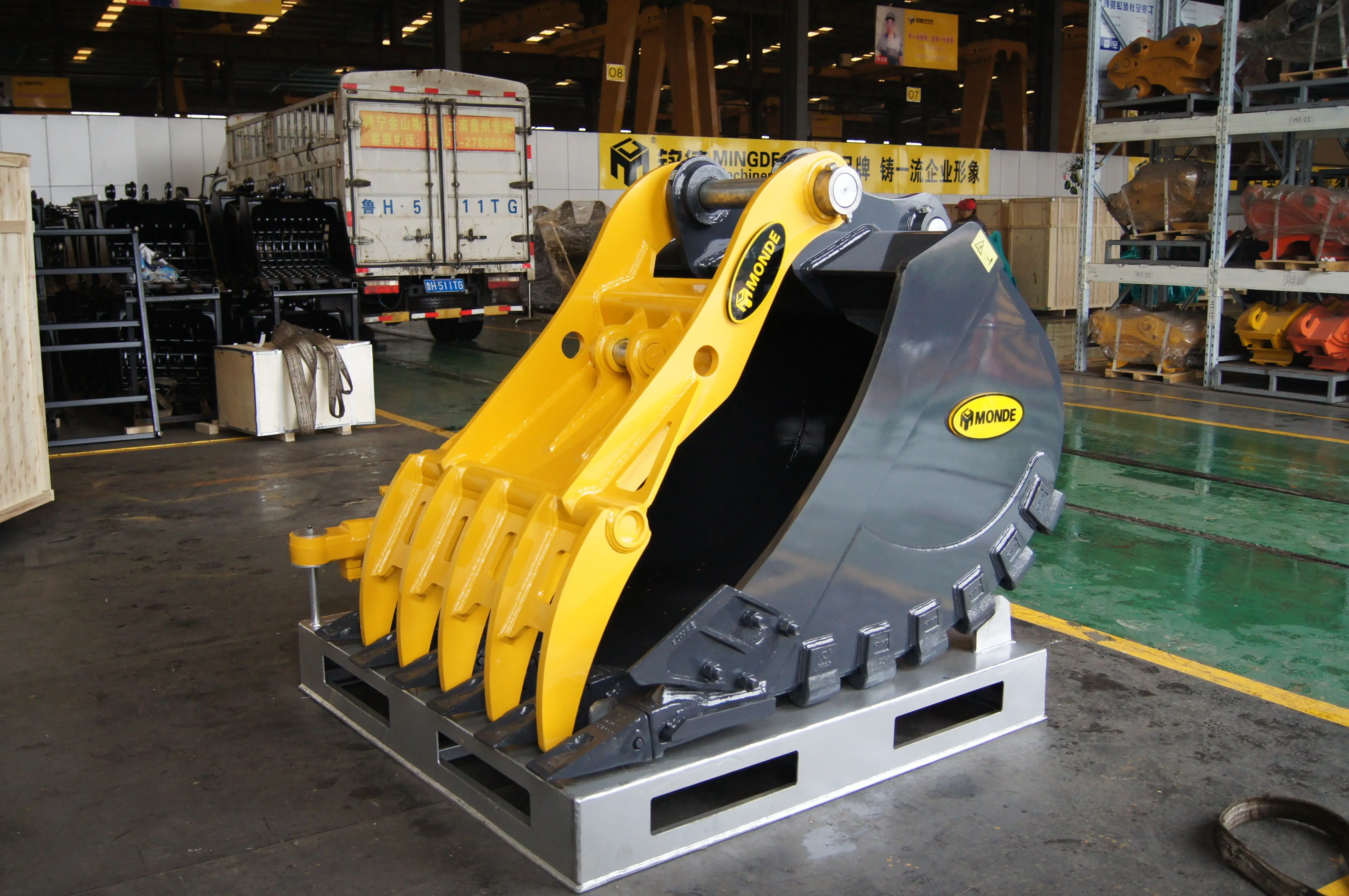 Excavator Attachment Hydraulic Thumb Bucket And Excavator Grab Bucket Price For Sale