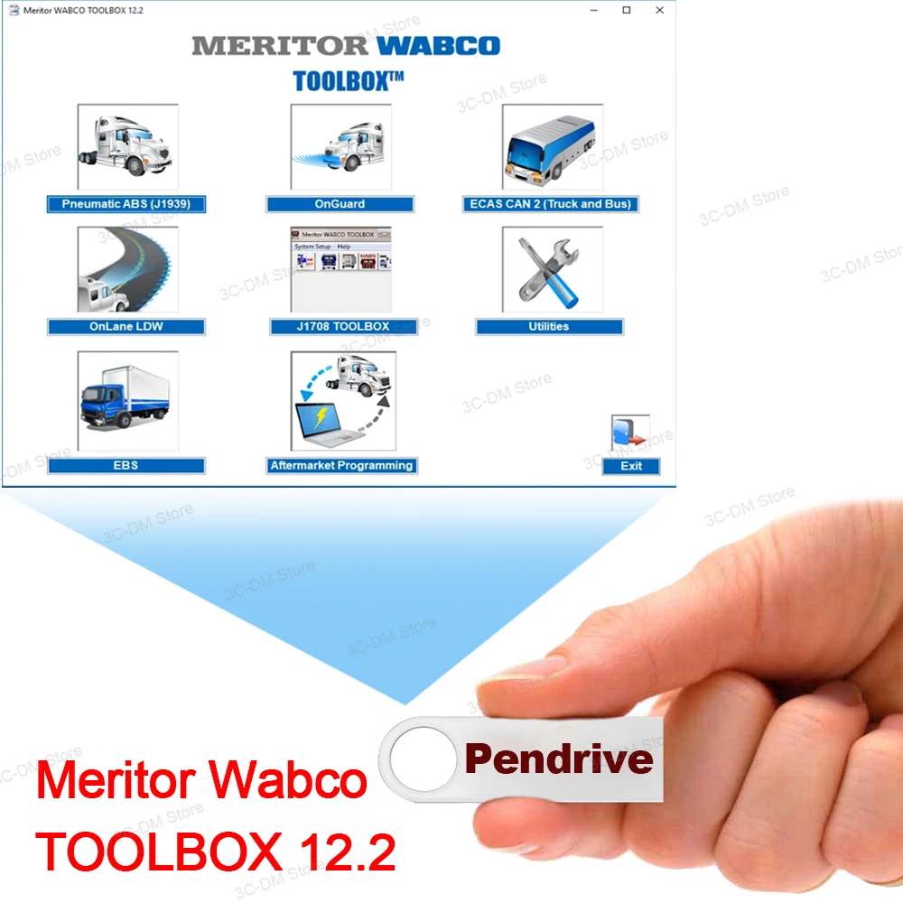 

Meritor WABCO TOOLBOX 12.2 English Crack 2016 Unlimited service information Maintenance Manual Diagnostic For tractor trailer