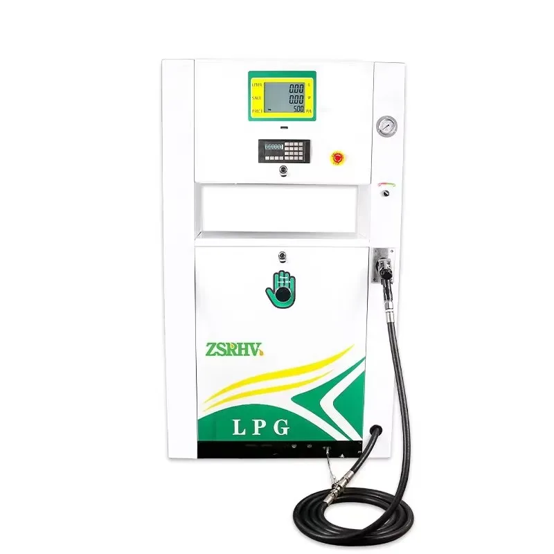 High Quality Aluminium Automatic LPG Dispenser Pump Kit 5-50L/min Flow Rate 0.5% Accuracy ATC ZS-E01 1 2nozzles EMS/QMS