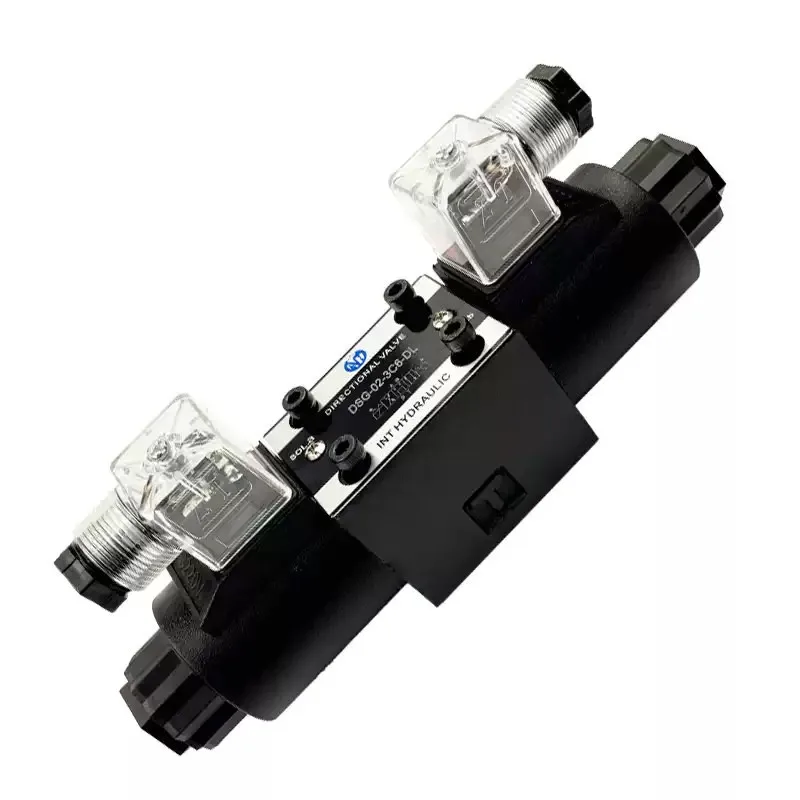 Solenoid directional valve DSG-01-3C2/3C4/2B2-D24A2 hydraulic three-position four-way solenoid valve directional control