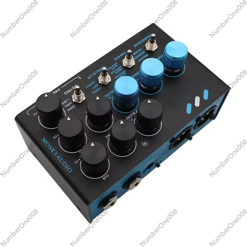 

Bass Amplifier Pedal Cabinet Simulator Stereo Simplifier Bass Station Preamp DI Box for Electric Bass
