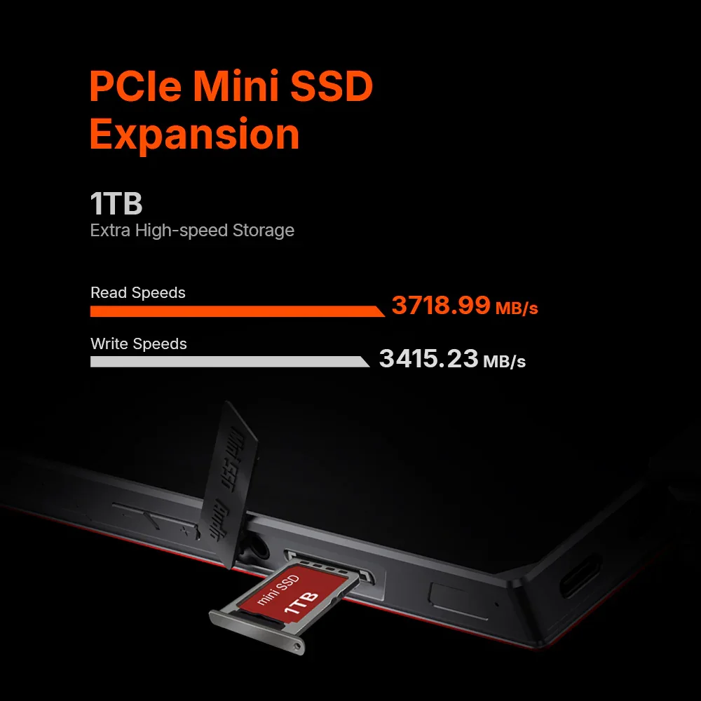 ألعاب OneXPlayer X1 air Next-Gen المحمولة الجديدة مع شاشة لمس OLED 120 هرتز وعصي تحكم بتأثير القاعة #5